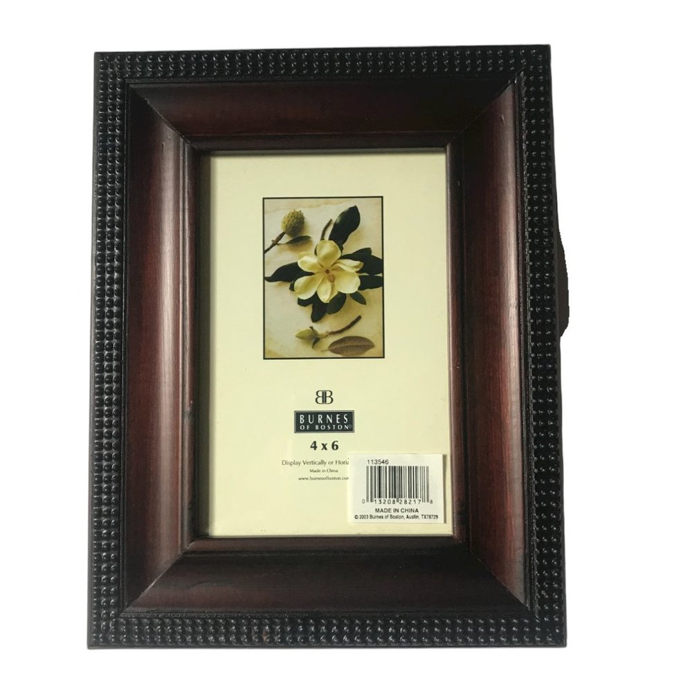 Burnes of Boston 4x6 Dark Walnut Frame